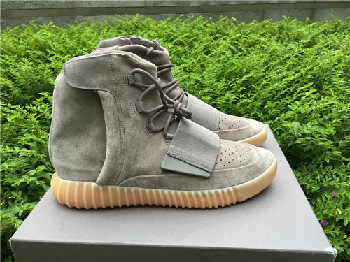 Yeezy 750 Boost _Light Grey_ carbon gray color_ original outsole_ company skin. Hot pre-sale 36 --- 48-2ae6c019